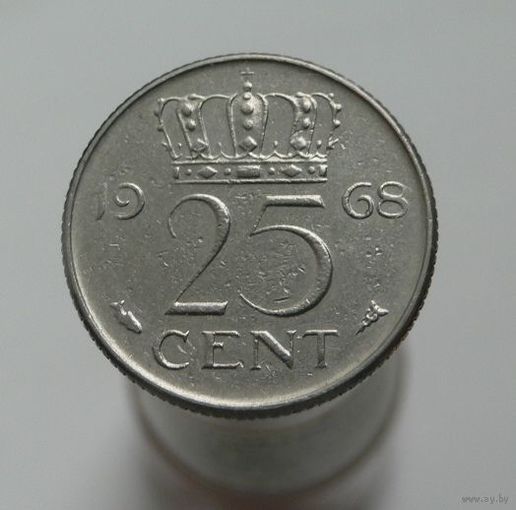 25 центов 1968 Нидерланды