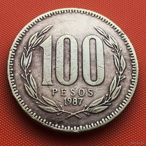 115-03 Чили, 100 песо 1987 г.