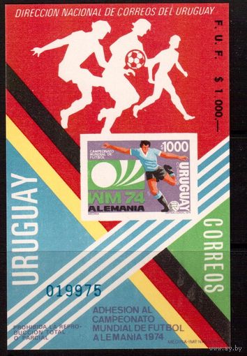 Уругвай-1974,(Мих.)  ** ,Спорт,ЧМ-74 по футболу