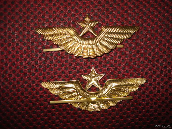Эмблема на тулью фуражки ВВС, ВДВ СССР (оригинал 1 шт)