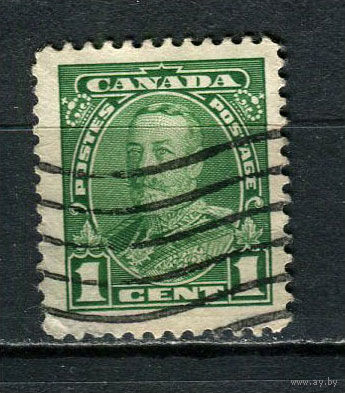 Канада - 1935 - Король Гекорг V 1С - (есть тонкое место) - [Mi.184A] - 1 марка. Гашеная.  (Лот 30DY)-T2P16