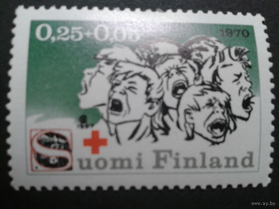 Финляндия 1970 Кр. крест, иллюстрация к книге