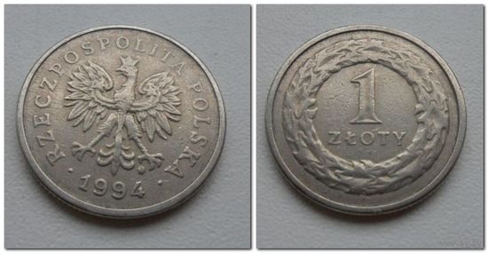 1 злотый Польша 1994 год - из коллекции