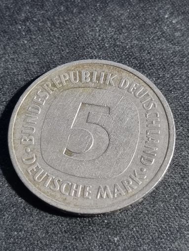 Германия  5 марок 1988 D