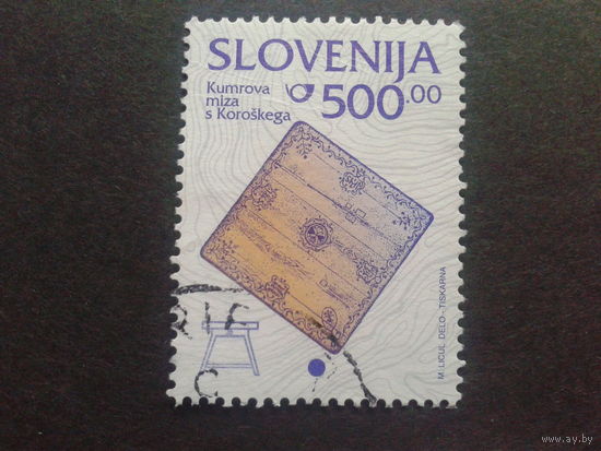 Словения 1998 стандарт Mi-6,0 евро гаш.