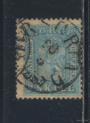 Норвегия 1863 Герб Стандарт Cкиллинг #8
