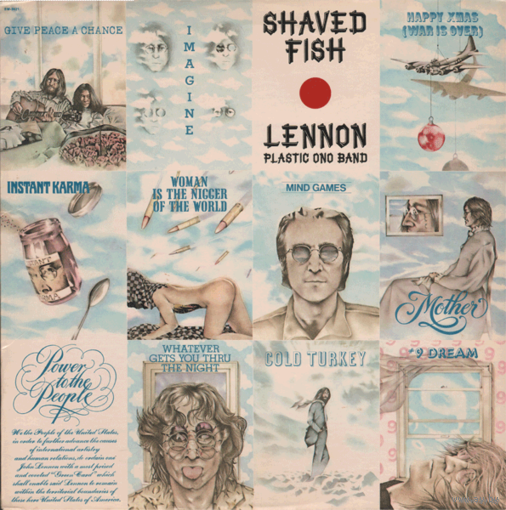 Lennon / Plastic Ono Band - Shaved Fish - LP - 1975