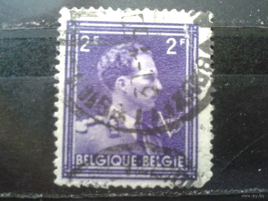 Бельгия 1944 Король Леопольд 3  2 франка