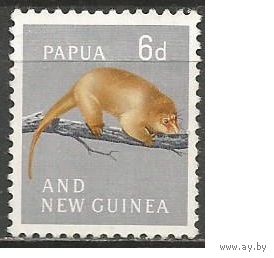 Папуа Новая Гвинея. Пятнистый кускус. 1961г. Mi#32.