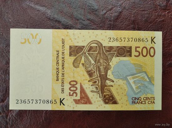 500 франков Западная Африка Сенегал 2012(23)г. Литера К.