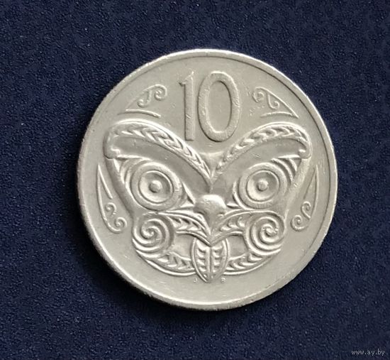 Новая Зеландия 10 центов 1982