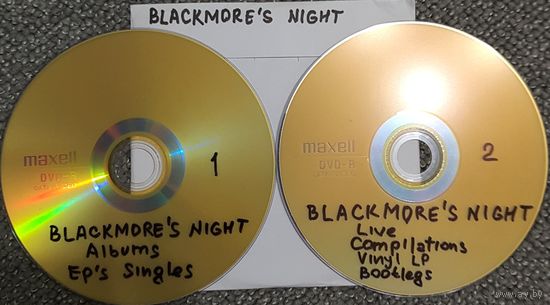 DVD MP3 дискография BLACKMORE'S NIGHT (CD & Vinyl rip) - 2 DVD
