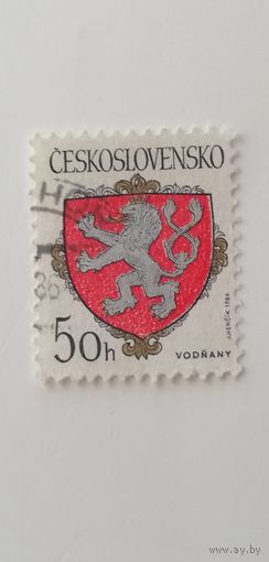 Чехословакия 1986. Герб чешских городов.