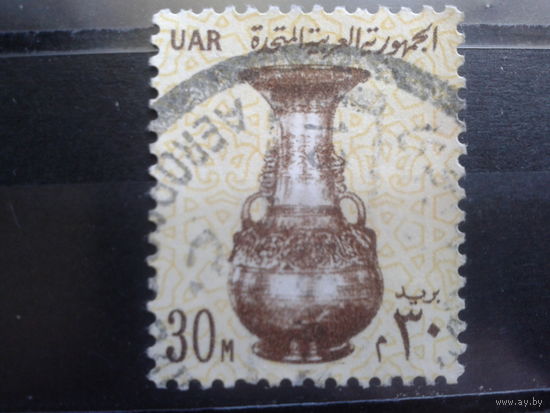 Египет, 1964, Стандарт, ваза из стекла
