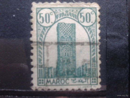 Марокко, 1943, Недостроенная мечеть Хасана, Рабат