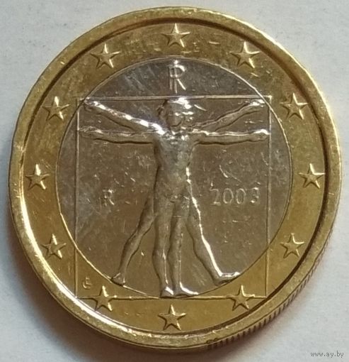 Италия 1 евро 2003 г. Цена за 1 шт.