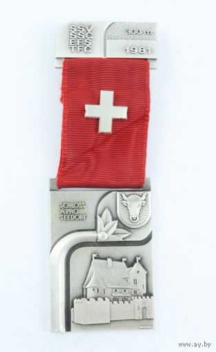 Швейцария, Памятная медаль "Стрелковый спорт"  1981 год.