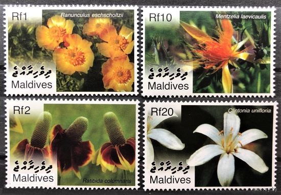 2007 Мальдивские острова 4596-4599 Цветы 5,30 евро