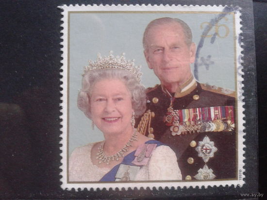 Англия 1997 Золотая свадьба королевы Елизаветы 2 и принца Филиппа
