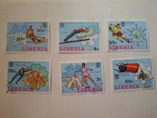 Либерия. Олимпиада-76 в Инсбруке _0011