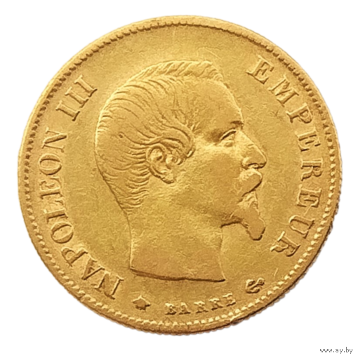 10 fr. Napoleon III.   Empire Francais 1859.
