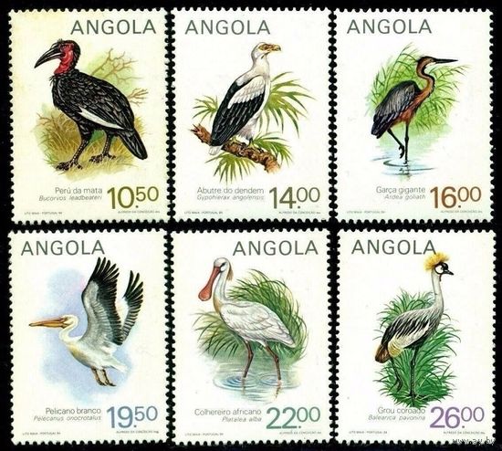 1984 Ангола 701-706 Птицы 11,00 евро