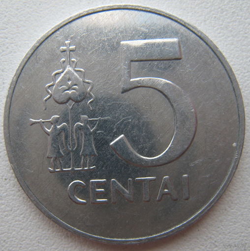Литва 5 центов 1991 г.