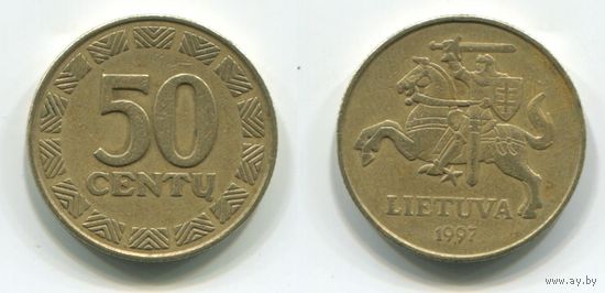Литва. 50 центов (1997)
