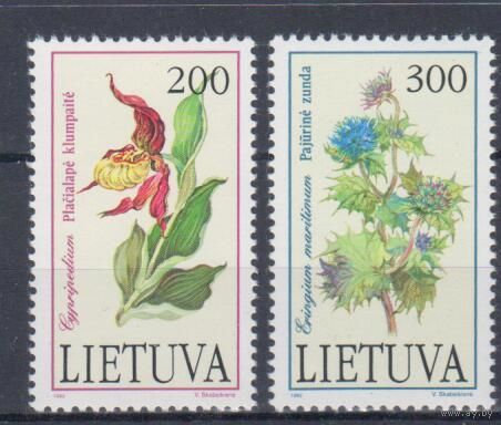[1100] Литва 1992.Флора.Цветы.
