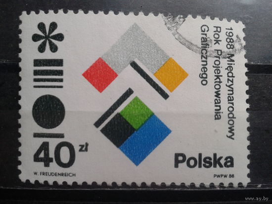 Польша, 1988, Международный год дизайна