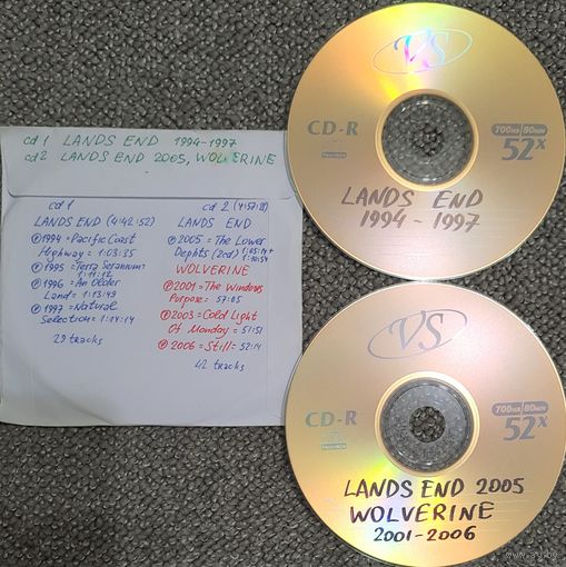 CD MP3 дискография LANDS END, WOLVERINE - 2 CD