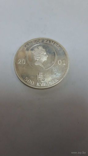 Замбия 500 квача 2001