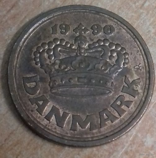 Дания 50 эре 1990