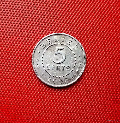 86-22 Белиз, 5 центов 2003 г.