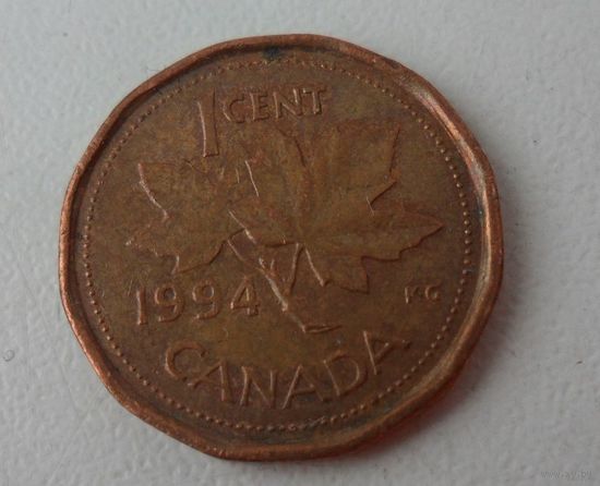 1 цент Канада 1994 г.в. KM# 181