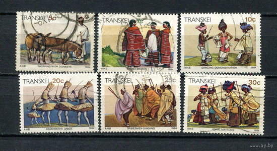 Транскей (Южная Африка) - 1984 - Местные традиции, культура, быт - 6 марок. Гашеные.  (Лот 15BO)