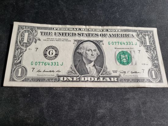 США 1 доллар 2009  G