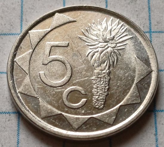 Намибия 5 центов, 1993     ( 2-1-3 )