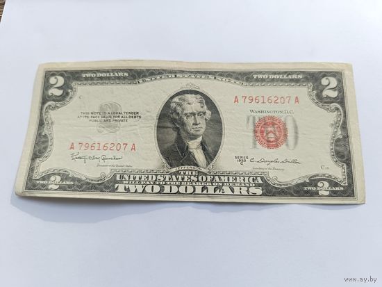 2 доллара США 1953 C. А 796 16 207 А.