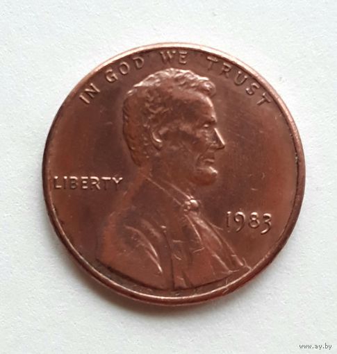 США. 1 цент 1983 г.