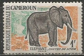 Камерун. Слон. 1962г. Mi#356.