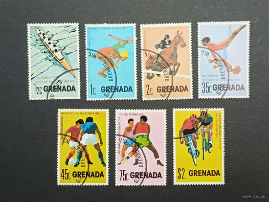 Гренада 1975. Панамериканские игры, Мехико. Полная серия