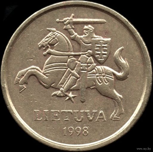 Литва 10 центов 1998 г. КМ#106 (17-6)