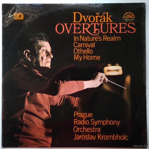 LP Antonin Dvorak, Jaroslav Krombholc, Prague Radio Symphony Orchestra – Overtures (1978) Quadraphonic