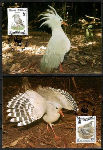 Картмаксимум;" WWF. Новая Каледония.Птицы "