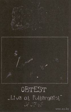 Obtest "Live At Poltergeist 06/07/95" кассета