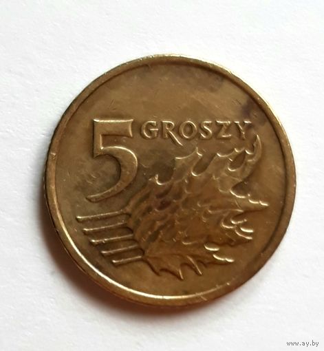 Польша. 5 грошей 2005 г.