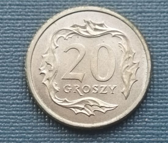 Польша 20 грошей, 1990-2016