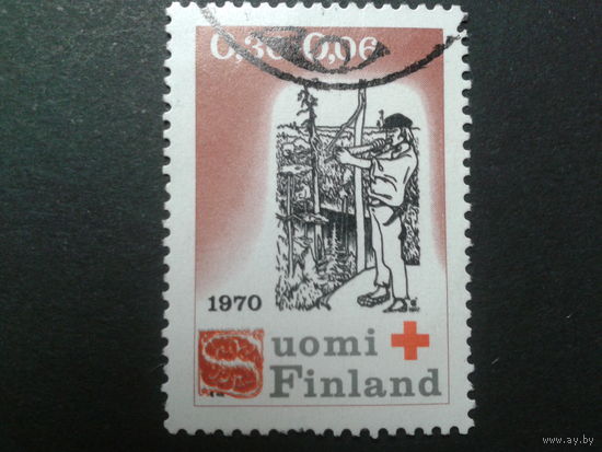 Финляндия 1970 Кр. крест, иллюстрация к книге