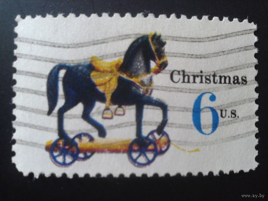 США 1970 Рождество, игрушки, лошадка